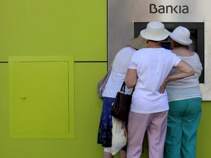 Cajero de Bankia. 