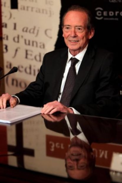 El director de la Real Academia de la Lengua Española (RAE), José Manuel Blecua