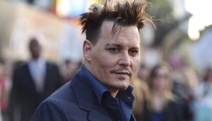 Johnny Depp, en Los &Aacute;ngeles.