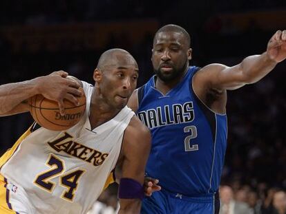 Kobe y Felton en un Lakers-Dallas.
