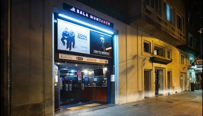 Fachada de la La Sala Muntaner de Barcelona.