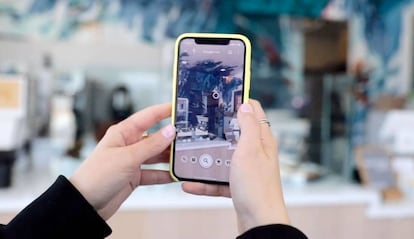 Google Lens identifica obras de arte local.