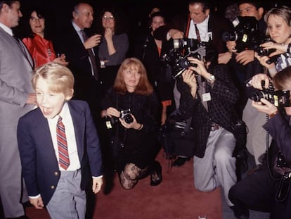 Macaulay Culkin, con 10 años, en un evento celebrado en 1990, año en que rodó 'Solo en casa'. La película se convirtió en la tercera más taquillera hasta aquel momento (tras 'E. T.' y 'La guerra de las galaxias').