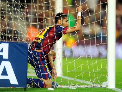Neymar, durante un partido del Barcelona.