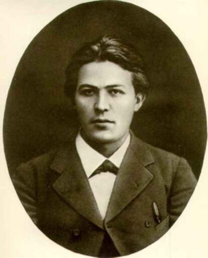 Retrato de juventud de Antón Chéjov.