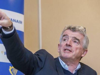 El primer ejecutivo de Ryanair, Michael O&#039;Leary.