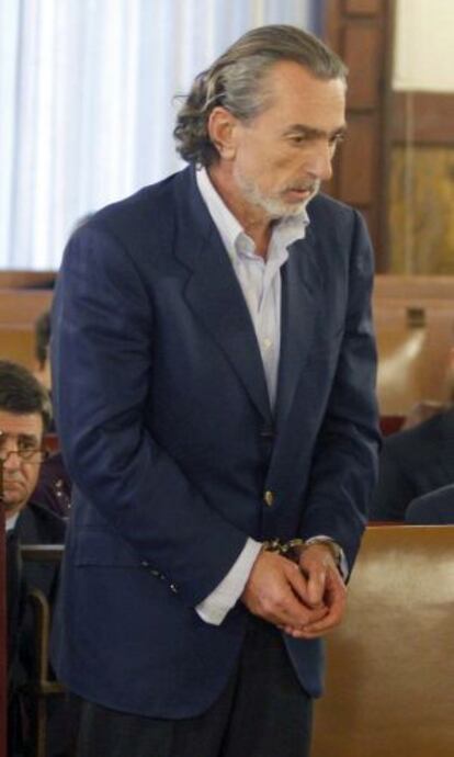 Francisco Correa, durante el juicio a Francisco Camps y Ricardo Costa.