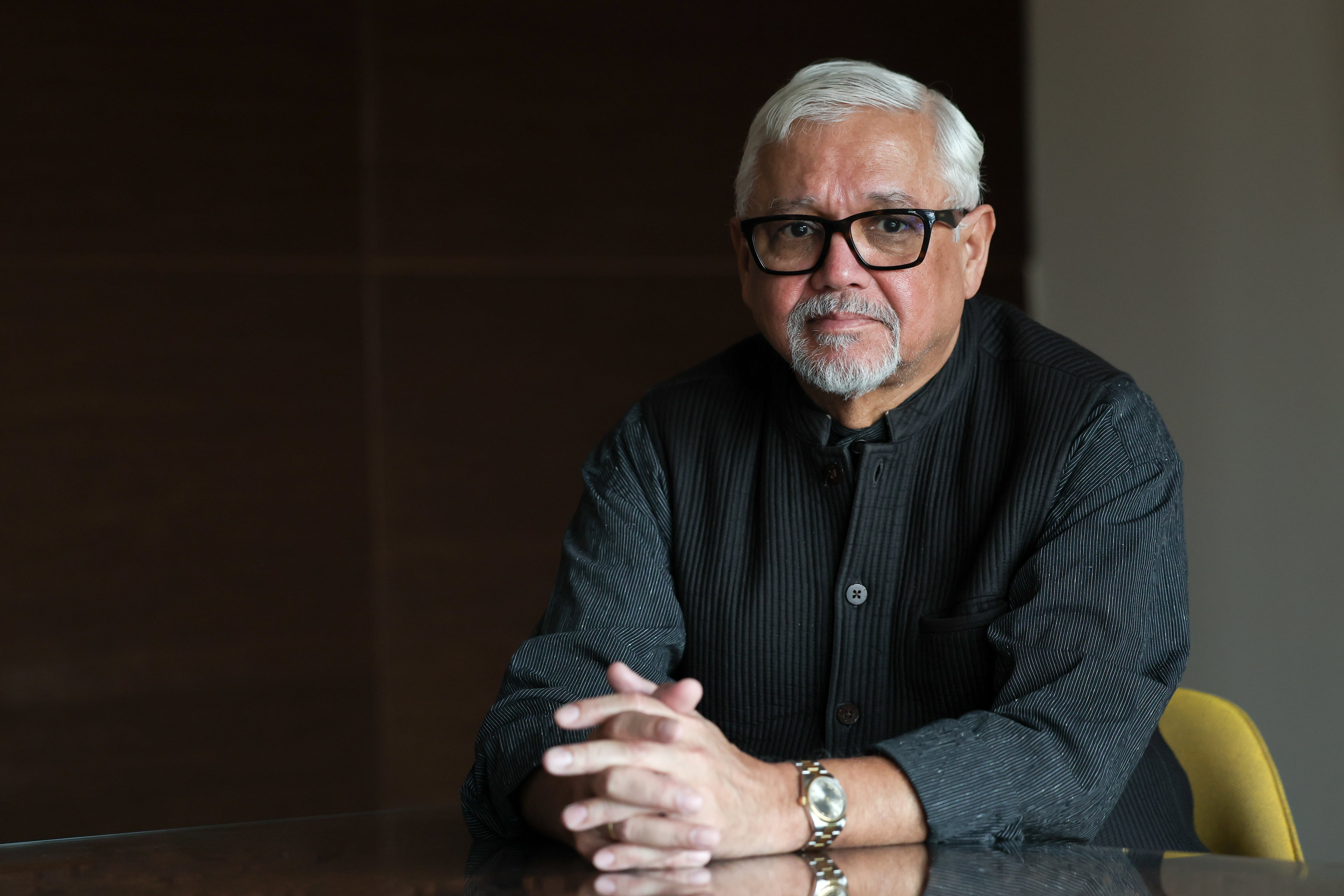 Amitav Ghosh, en Madrid el 24 de abril.  