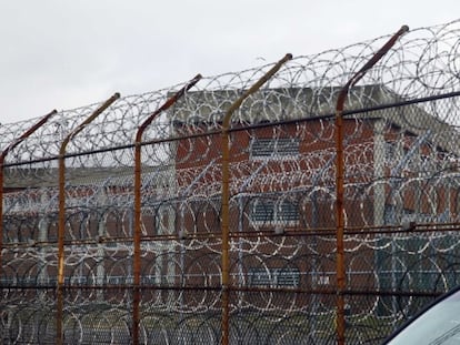 La cárcel de Rikers Island en la ciudad de Nueva York.