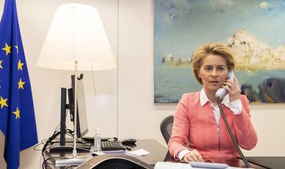 Ursula von der Leyen, presidenta de la Comisión Europea.