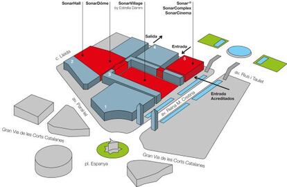 Mapa de Sónar de día.