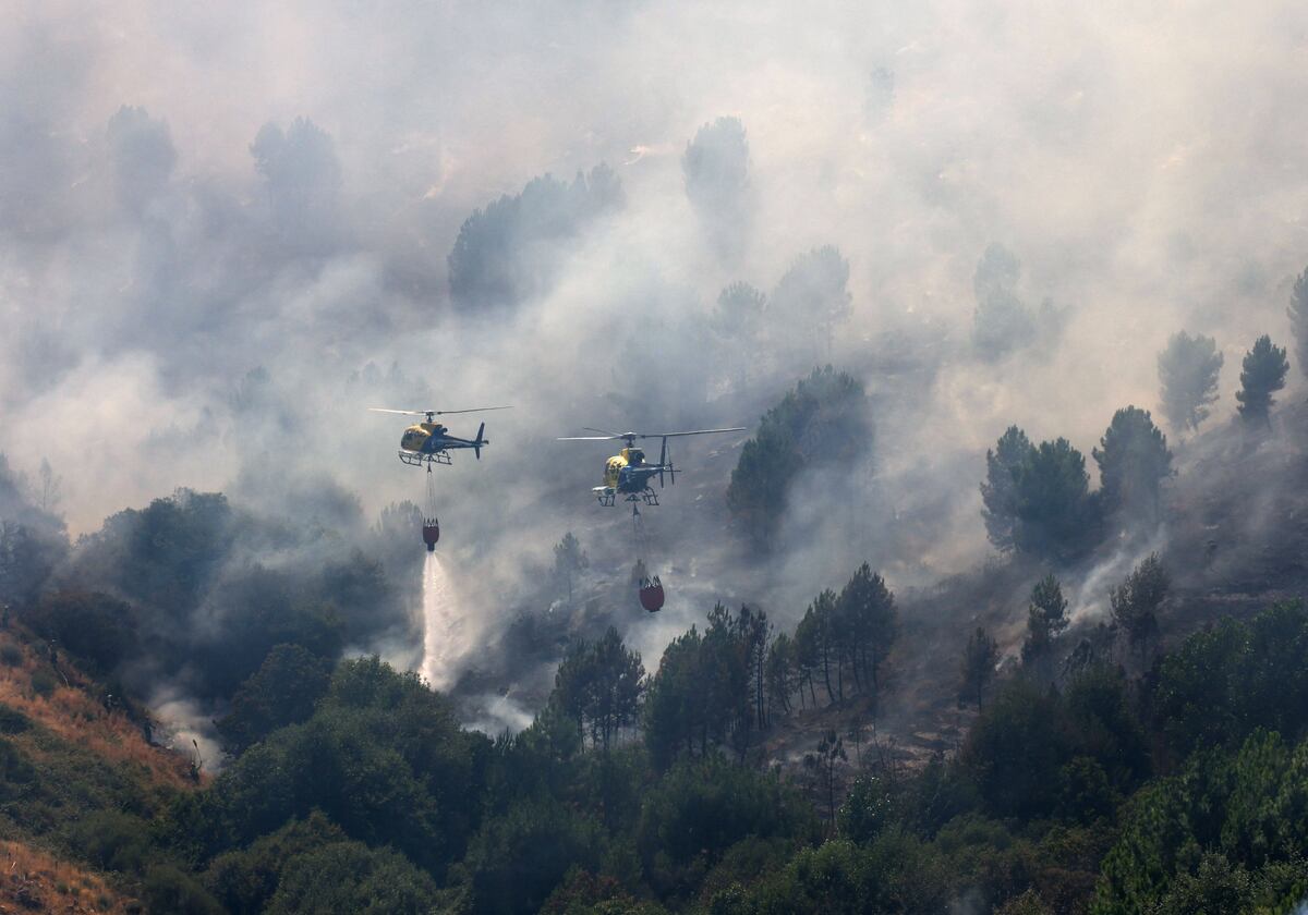 La UME se activa para ayudar en dos incendios, uno al sur de Ávila y ...