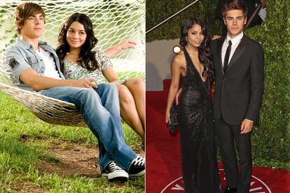 Zac Efron y Vanessa Hudgens
	

	Parecía de esos amores de película que iban a durar toda la vida, pero la pareja de 'High School Musical' rompieron tras cinco años de relación. En una entrevista con New York Times, la actriz revelaba el motivo: "Pasé por una etapa en la que era muy egoísta porque estaba muy enfadada. Las chicas corrían detrás de él, y yo les echaba miradas de hielo" declaraba para el medio.