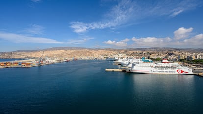 El puerto de Almería, en una imagen facilitada por la gestión portuaria.