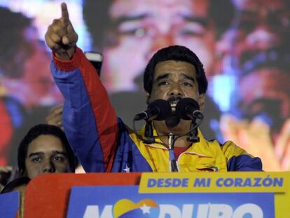 Maduro habla después de conocerse su victoria electoral.