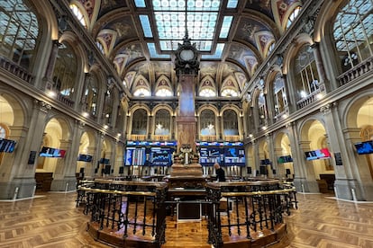 Imagen del interior del Palacio de la Bolsa en Madrid. EFE