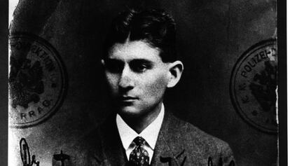 Una foto del Franz Kafka jove. 