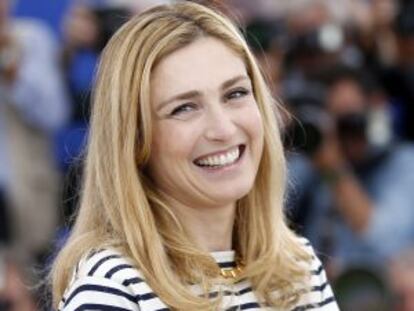 La actriz y productora gala Julie Gayet en Cannes.