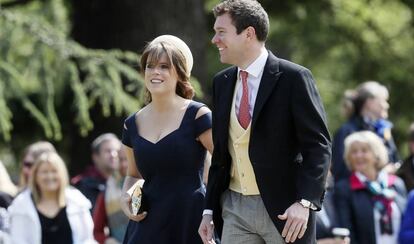 Eugenia de York y Jack Brooksbank, el pasado 7 de octubre.