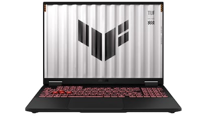 Vista del ordenador portátil Asus con descuento en Amazon.