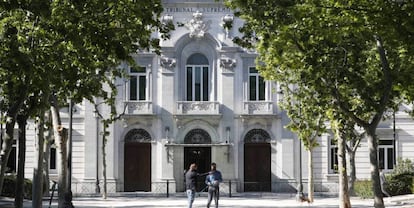 Exterior del Tribunal Supremo, en Madrid. PABLO MONGE 