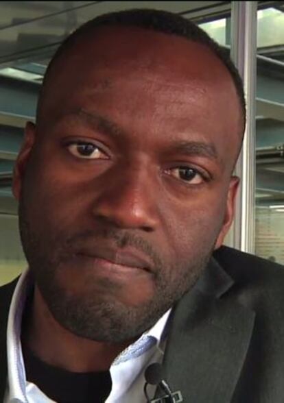 Alain Diabanza, en una imagen del vídeo 'Esto hay que cortarlo'.