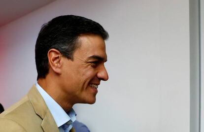 El actual presidente del Gobierno Pedro Sánchez, hace unos días en la sede del PSOE.