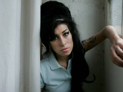 La cantante brit&aacute;nica Amy Winehouse en febrero de 2007.