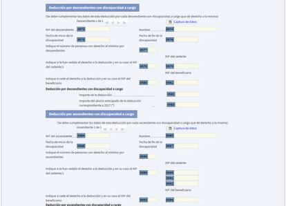 Deducciones familiares