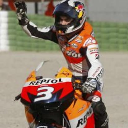 Dani Pedrosa, en el circuito valenciano de Cheste