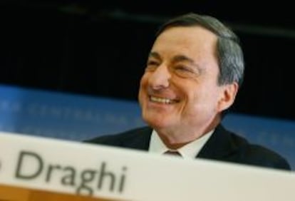 Mario Draghi, presidente del BCE. 