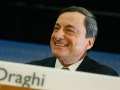 Mario Draghi, presidente del BCE. 