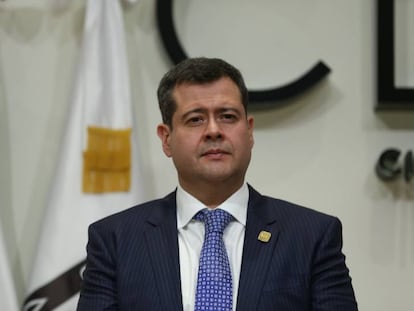 El nuevo jefe de Gobierno de la Ciudad de México, José Ramón Amieva, el pasado 23 de febrero. 