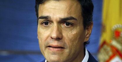 El ex secretario general del PSOE Pedro Sánchez, en una imagen de archivo.