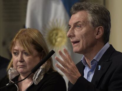 El presidente Mauricio Macri y su canciller, Susana Malcorra, en una foto de archivo.