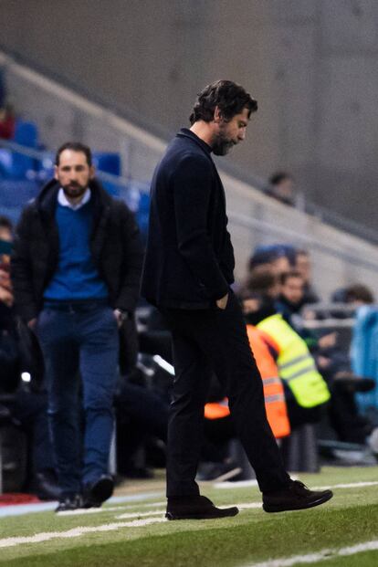 S&aacute;nchez Flores, en el &uacute;ltimo duelo del Espanyol ante el Girona. 