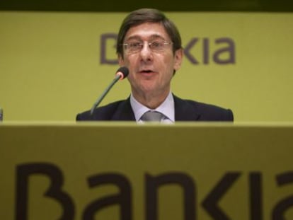 El presidente de Bankia, José Ignacio Goirigolzarri.