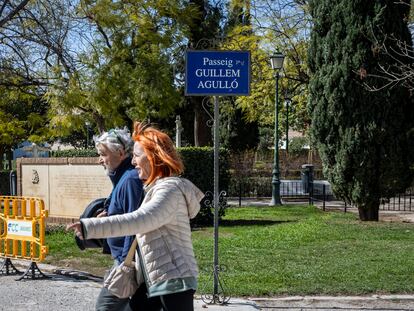 Vox ha anunciado que retirará el nombre del antifascista Guillem Agulló, joven asesinado por un neonazi, de un paseo de Valencia en los Viveros.