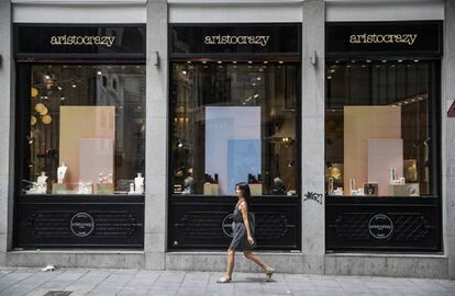 Tienda de joyas Aristocrazy en Gran Vía (Madrid).