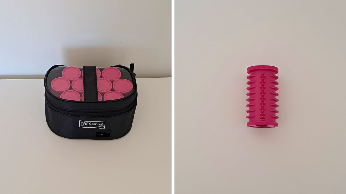 Incluye diez rulos y son de plástico. Su forma hace que queden bien sujetos.