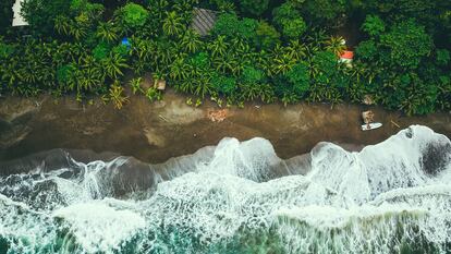 Una playa en Cambutal, en Panamá.