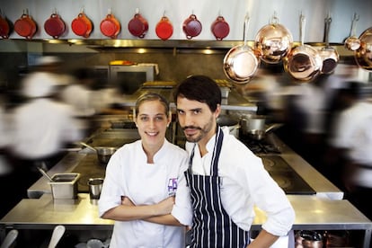 Virgilio Martínez and Pía León at Central restaurant in Lima.