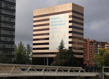 Sede de la empresa Manpower, en la avenida de Burgos de Madrid.