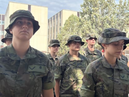 Leonor, princesa de Asturias, en la Academia General Militar de Zaragoza.