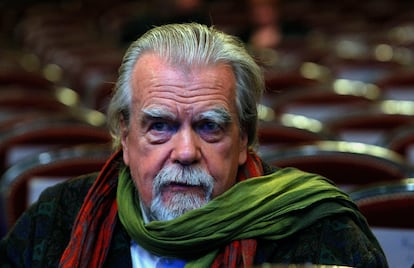 El actor francés Michael Lonsdale la ceremonia de los Premios César de 2011, en París.