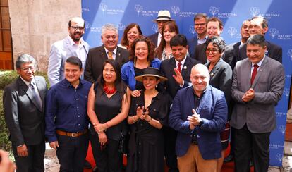 El arranque del Hay Festival, esta tarde en Arequipa.