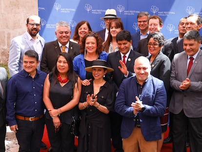 El arranque del Hay Festival, esta tarde en Arequipa.