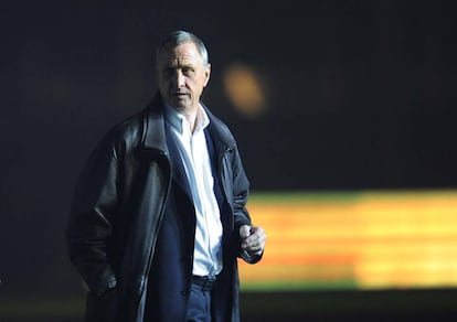 Retrato de Johan Cruyff en 2008.