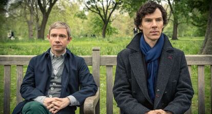 Una escena de la serie 'Sherlock'.