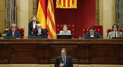 Ple del Parlament del 9 de novembre.
